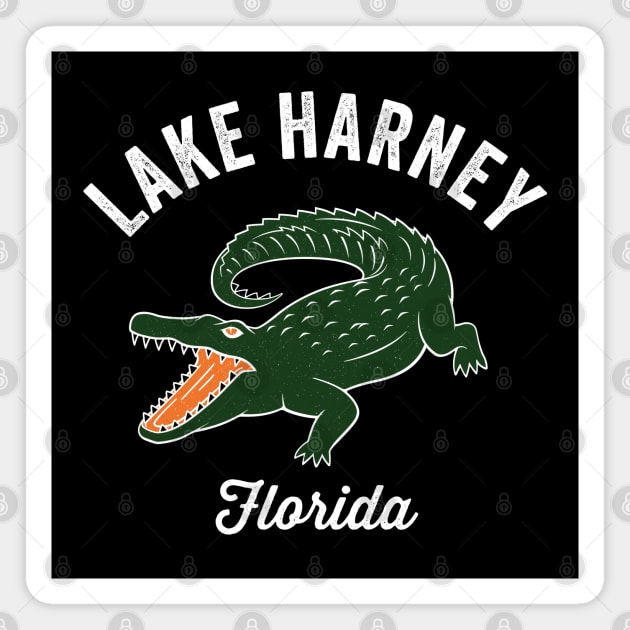 Lake Harney Florida Magnet by Eureka Shirts